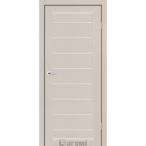 Межкомнатная дверь Leona дымчатый краст Сатин  Darumi