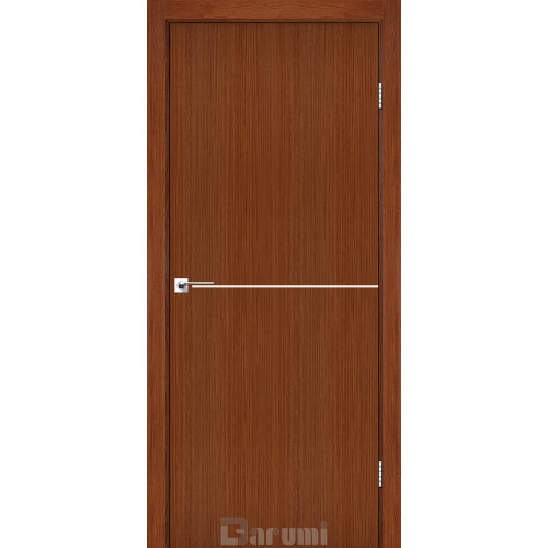 Межкомнатная дверь Plato Line 03 орех роял Глухая Darumi