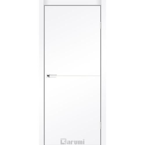 Межкомнатная дверь Plato Line 03 белый мат Глухая Darumi