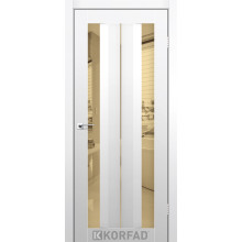 Двері міжкімнатні Aliana 01 Super PET аляска дзеркало бронза Korfad