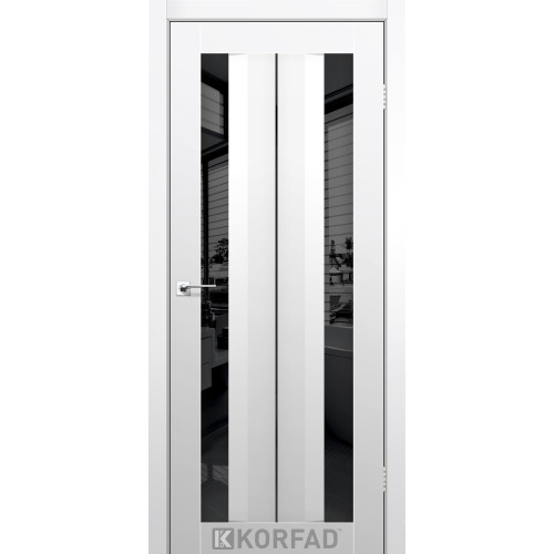 Межкомнатная дверь Aliana 01 Super PET аляска BLK Korfad