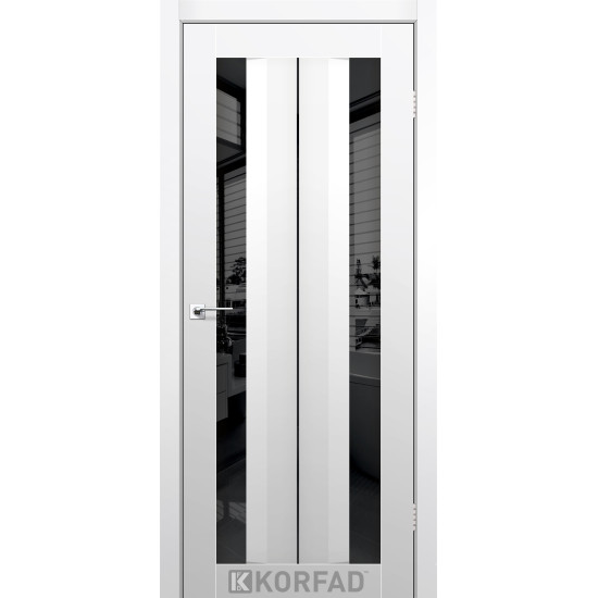 Двері міжкімнатні Aliana 01 Super PET аляска BLK Korfad
