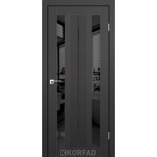 Двері міжкімнатні Aliana 01 Super PET антрацит BLK Korfad