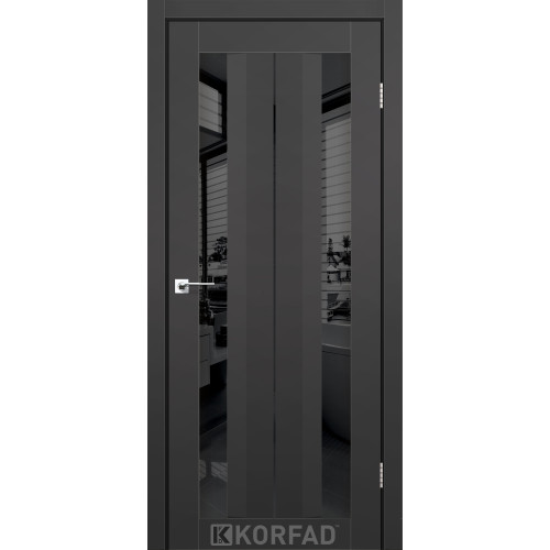 Межкомнатная дверь Aliana 01 Super PET антрацит BLK Korfad