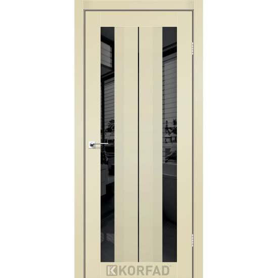 Двері міжкімнатні Aliana 01 Super PET магнолія BLK Korfad
