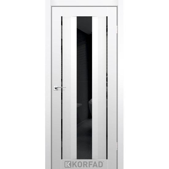 Двері міжкімнатні Aliana 02 Super PET аляска BLK Korfad
