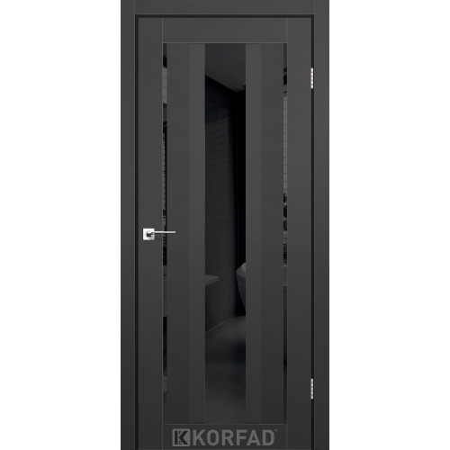 Межкомнатная дверь Aliana 02 Super PET антрацит BLK Korfad