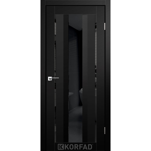 Межкомнатная дверь Aliana 02 Super PET черный BLK Korfad