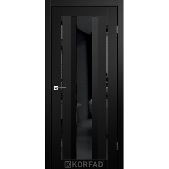Двері міжкімнатні Aliana 02 Super PET чорний BLK Korfad