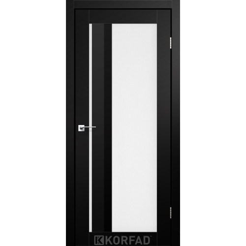 Межкомнатная дверь Aliana 06 Super PET черный Сатин Korfad