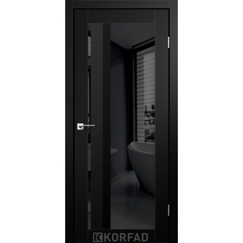 Межкомнатная дверь Aliana 06 Super PET черный BLK Korfad
