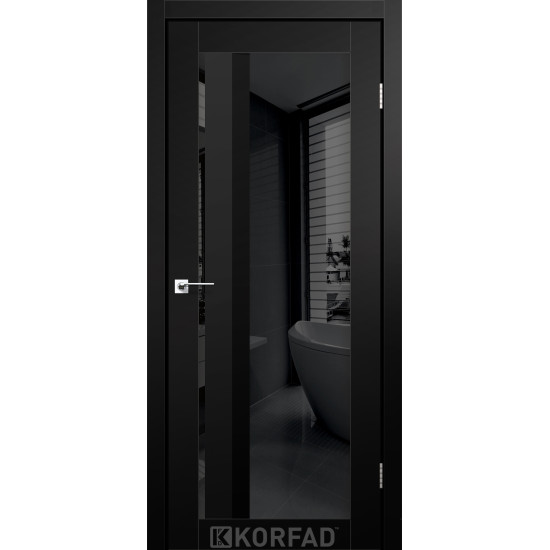 Двері міжкімнатні Aliana 06 Super PET чорний BLK Korfad