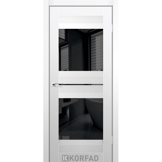 Двері міжкімнатні Aliana 07 Super PET аляска BLK Korfad
