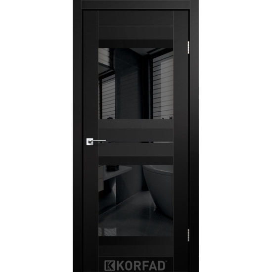 Двері міжкімнатні Aliana 07 Super PET чорний BLK Korfad