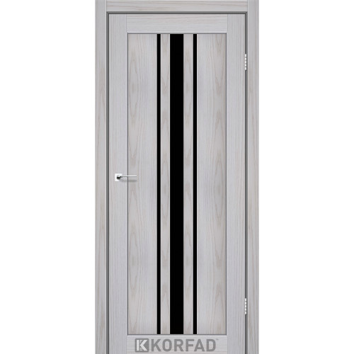 Межкомнатная дверь Florence 03 серая мадрина  BLK Korfad