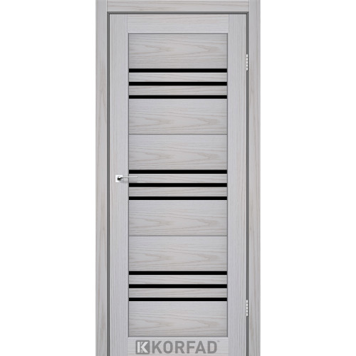 Межкомнатная дверь Florence 05 серая мадрина  BLK Korfad