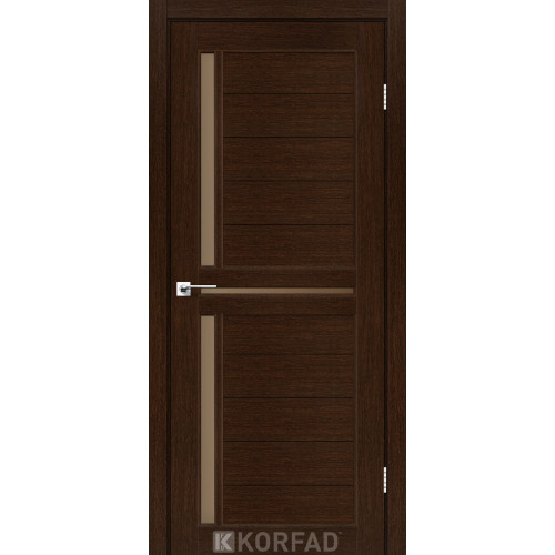 Межкомнатная дверь Scalea 04 венге стекло бронза Korfad