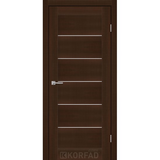 Двері міжкімнатні RIVIERA каштан скло сатин KORFAD Express