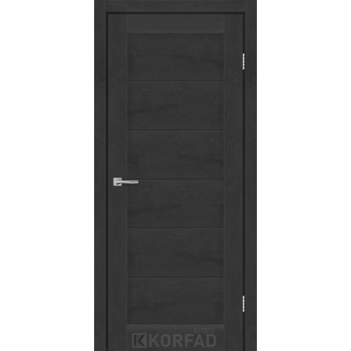 Межкомнатная дверь AVALON бетон графит глухая KORFAD Express
