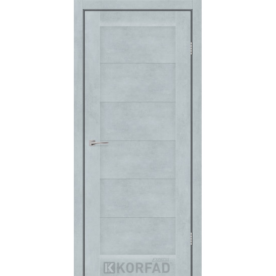 Двері міжкімнатні AVALON цемент світлий глуха KORFAD Express