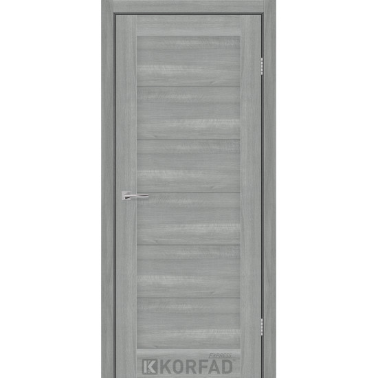 Двері міжкімнатні AVALON ясен сталевий глуха KORFAD Express