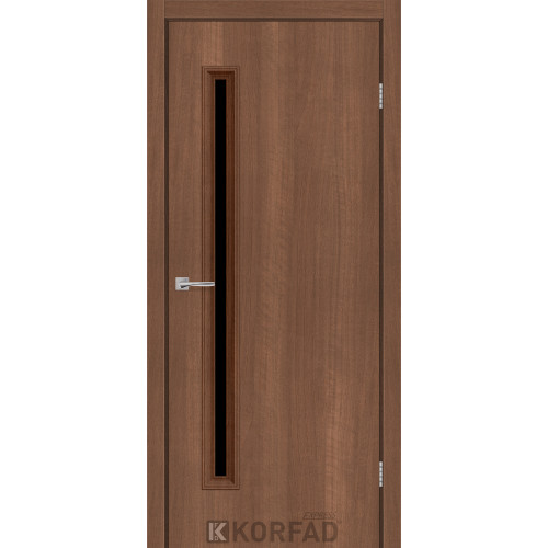 Межкомнатная дверь CORNET 01 ольха стекло черное KORFAD Express