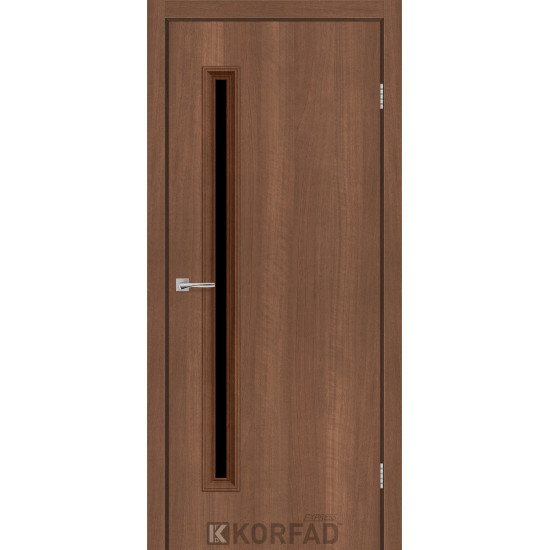Двері міжкімнатні CORNET 01 вільха скло чорне KORFAD Express