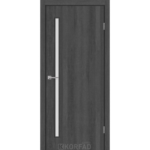 Межкомнатная дверь CORNET 03 ясень грани стекло сатин KORFAD Express