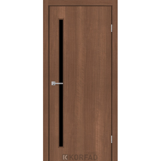 Двері міжкімнатні CORNET 03 вільха скло чорне KORFAD Express