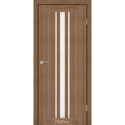 Двері міжкімнатні ARIZONA італійський горіх скло сатин StilDoors