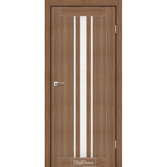 Двері міжкімнатні ARIZONA італійський горіх скло сатин StilDoors