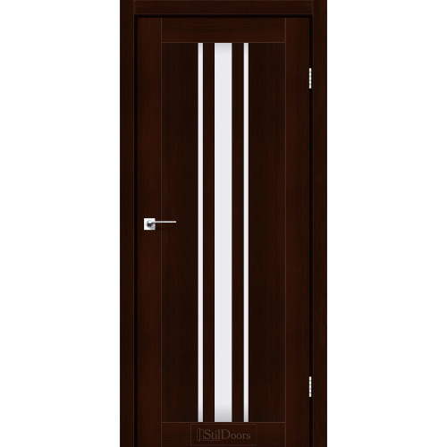 Двері міжкімнатні ARIZONA каштан скло сатин StilDoors