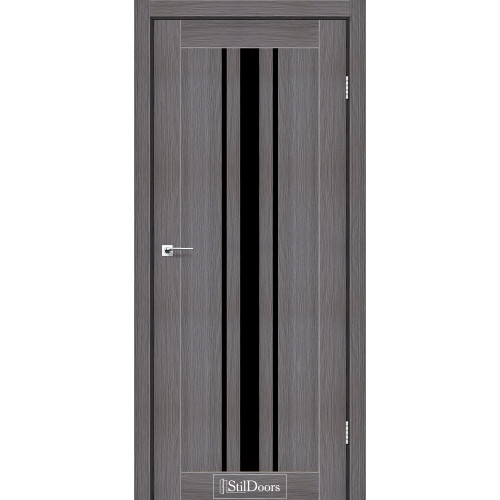 Двері міжкімнатні ARIZONA дрім вуд скло чорне StilDoors