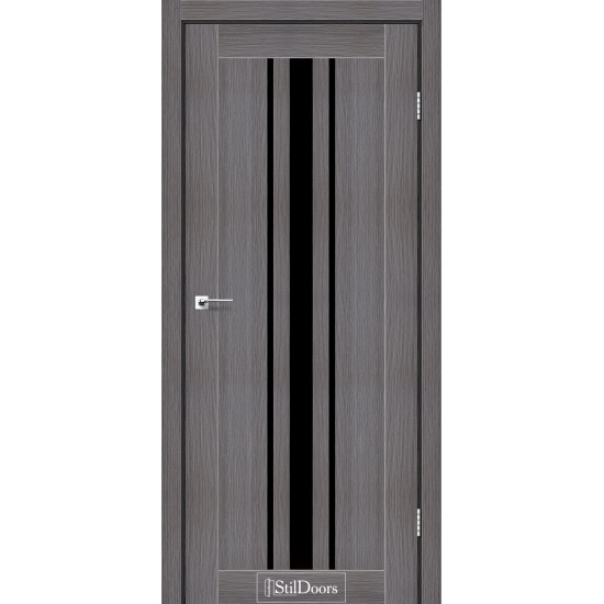 Двері міжкімнатні ARIZONA дрім вуд скло чорне StilDoors