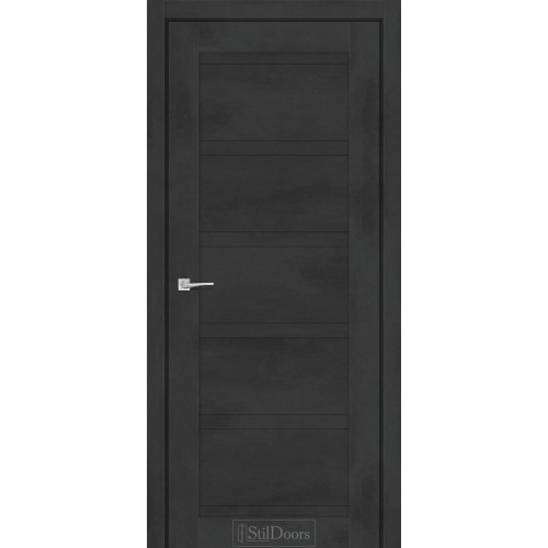 Двері міжкімнатні ROMANDA бетон антрацит глухі StilDoors