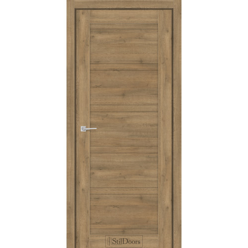 Дверь межкомнатная ROMANDA дуб крафт глухая StilDoors 