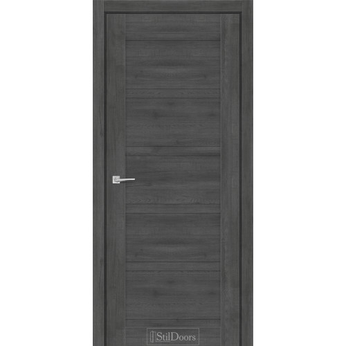 Дверь межкомнатная ROMANDA дуб смоки глухая StilDoors 