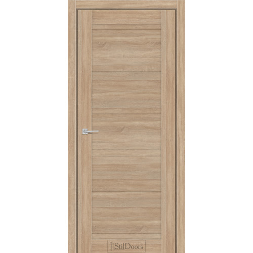 Дверь межкомнатная ROMANDA ясень песочныйт глухая StilDoors 